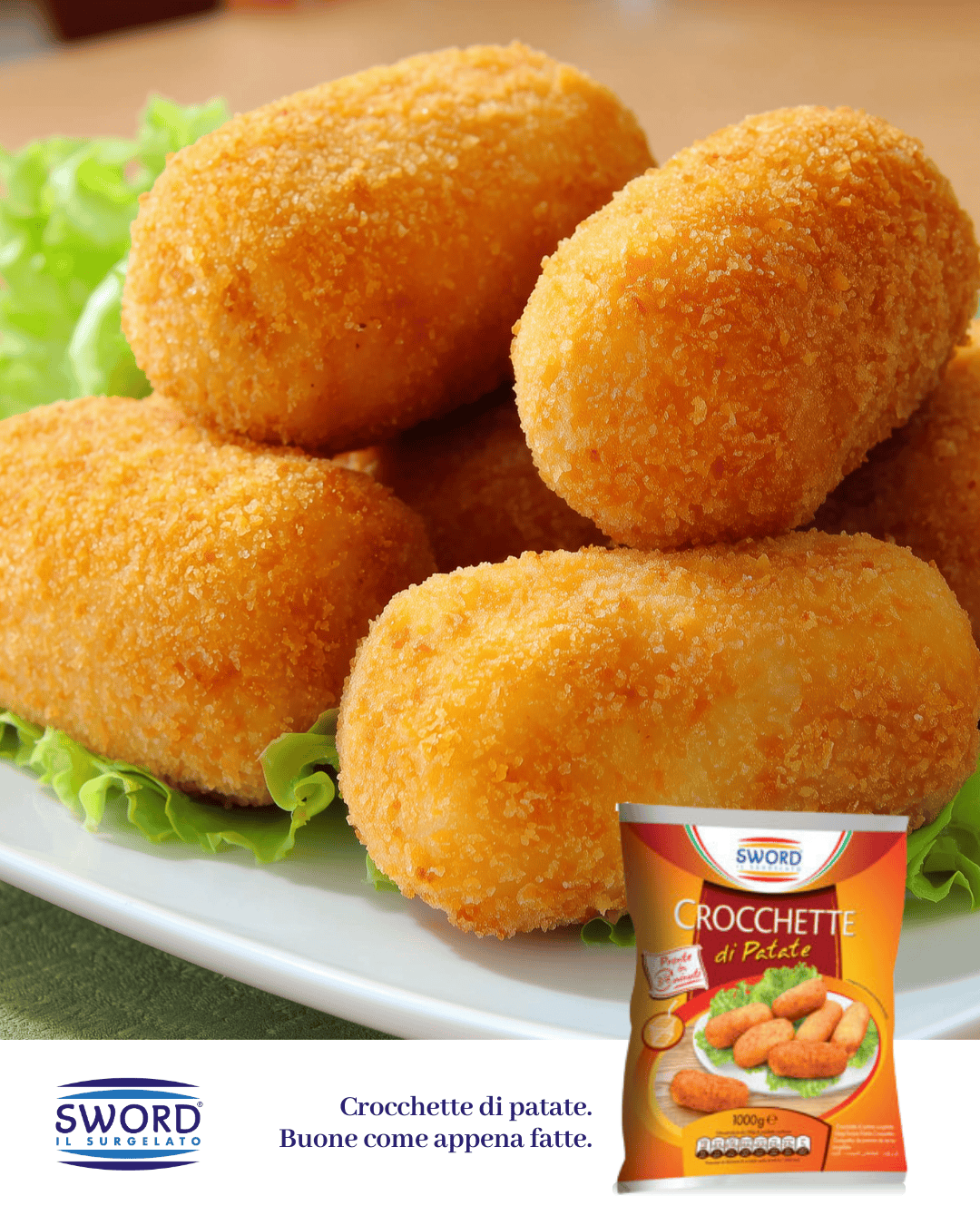 Crocchette di patate surgelate Sword