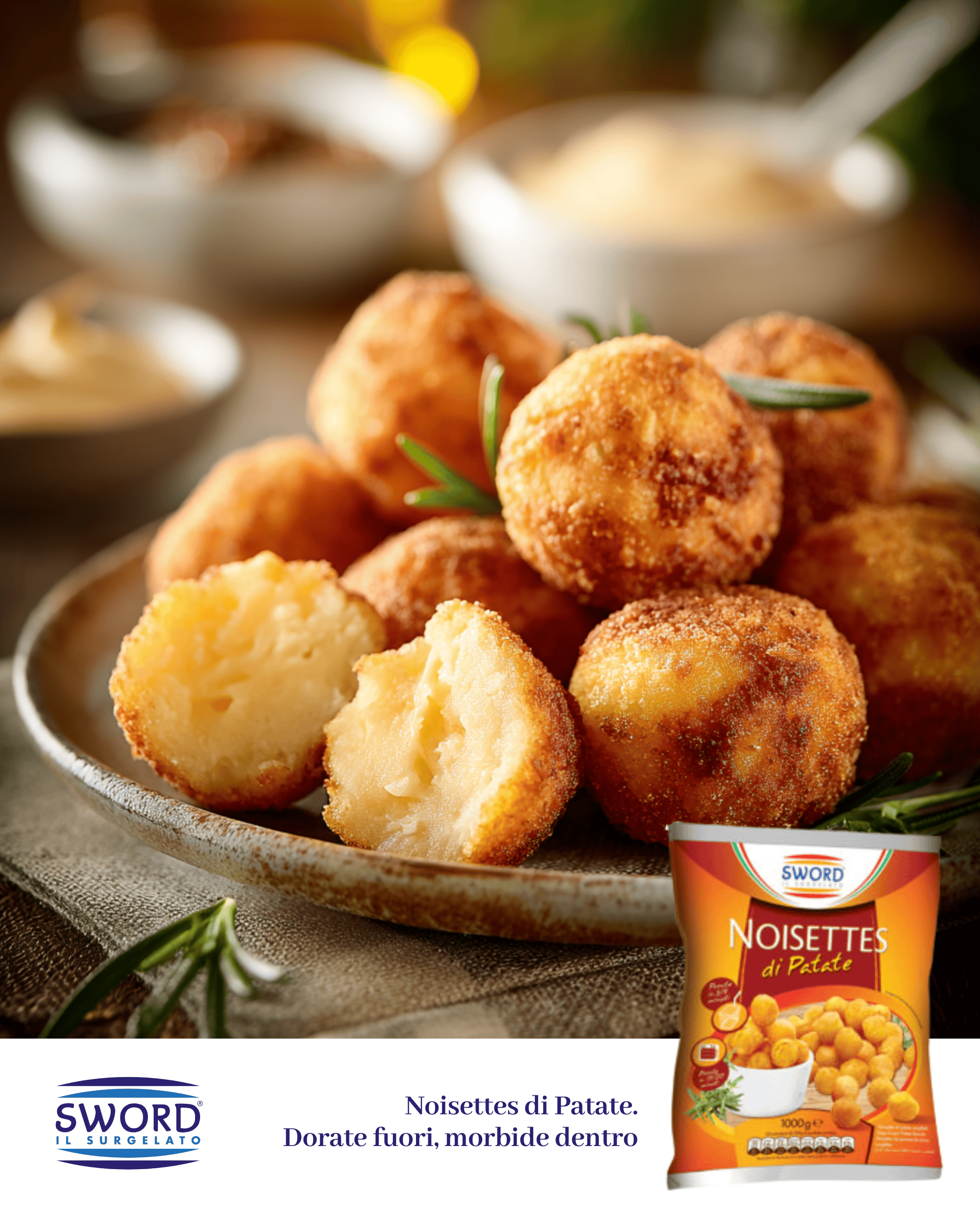 Noisettes di Patate Sword Surgelati